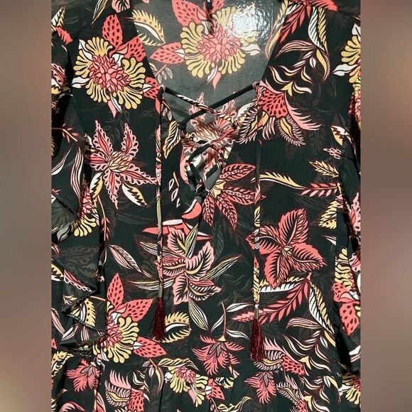 Scotch & Soda Black Floral Blouse - Picture 5 of 10